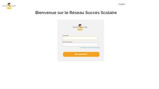 
                            1. Connectez-vous au Réseau Succès Scolaire