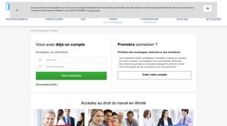 
                            1. Connectez-vous - Juritravail