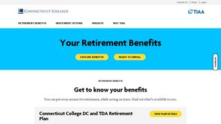 
                            6. Connecticut College | Home - TIAA