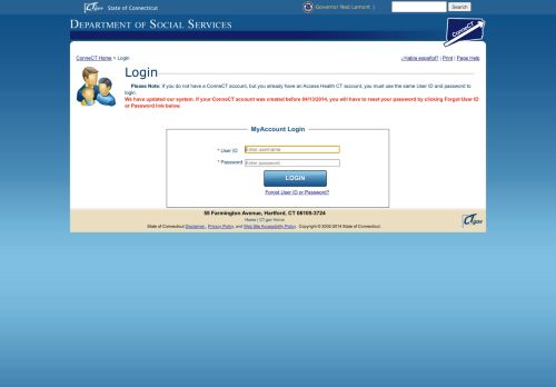 
                            2. Connecticut Department of Social Services - ConneCT - ...