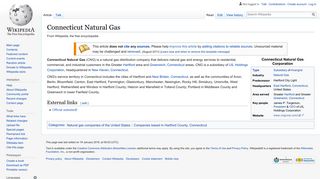 
                            9. Connecticut Natural Gas - Wikipedia