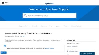 
                            12. Connecting a Samsung Smart TV to Your Network ... - ...