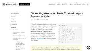 
                            4. Connecting an Amazon Route 53 domain to your Squarespace site ...