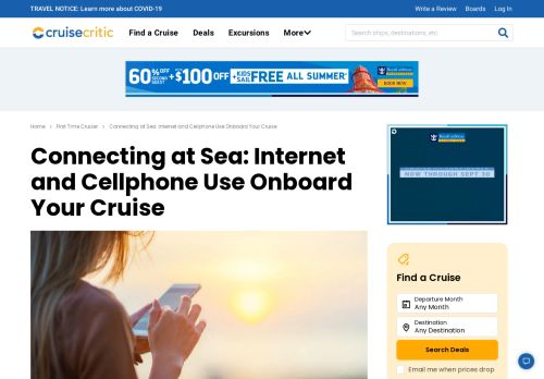 
                            6. Connecting at Sea: Internet and Phone Use Onboard - Cruise Critic