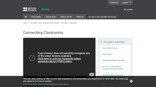 
                            10. Connecting Classrooms - British Council | Ghana