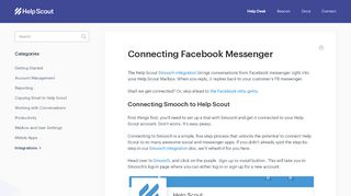 
                            6. Connecting Facebook Messenger - Help Scout Support