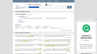 
                            10. connecting flight - Deutsch-Übersetzung – Linguee Wörterbuch