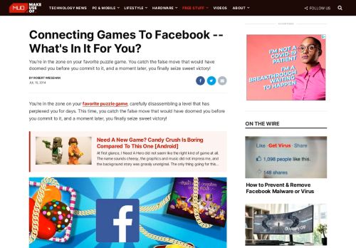 
                            5. Connecting Games To Facebook -- What's In It For You? - MakeUseOf