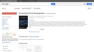 
                            8. Connecting ICTs to Development: The IDRC Experience