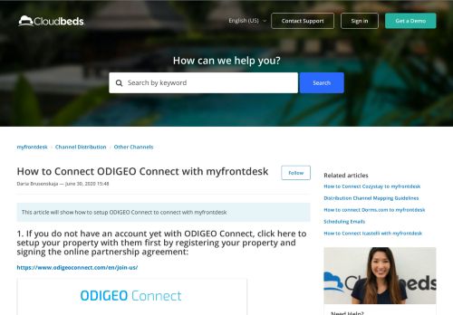 
                            3. Connecting ODIGEO Connect with myfrontdesk – myfrontdesk