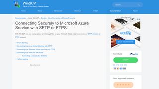 
                            10. Connecting Securely to Microsoft Azure Service with SFTP or FTPS ...