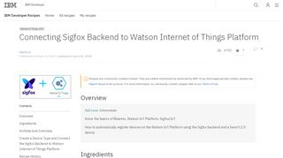 
                            13. Connecting Sigfox Backend to Watson Internet of Things Platform ...