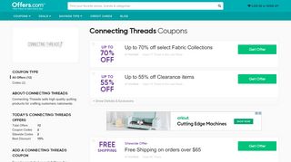 
                            10. Connecting Threads Coupons & Promo Codes Up to 50% off
