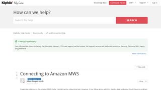 
                            11. Connecting to Amazon MWS – Klipfolio Help Center