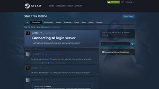 
                            5. Connecting to login server :: Star Trek Online General Discussions