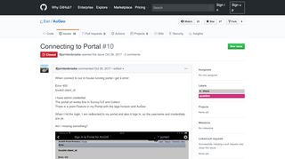 
                            12. Connecting to Portal · Issue #10 · Esri/AuGeo · GitHub