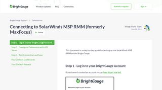 
                            12. Connecting to SolarWinds MSP RMM (formerly MaxFocus ...