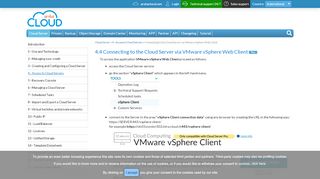
                            9. Connecting to the Cloud Server via VMware vSphere Web Client | Kb ...