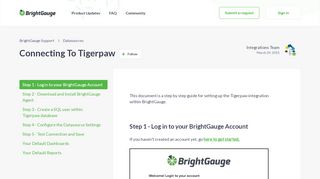 
                            6. Connecting To Tigerpaw – BrightGauge Support