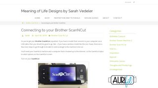 
                            10. Connecting to your Brother ScanNCut • Meaning of Life Designs by ...