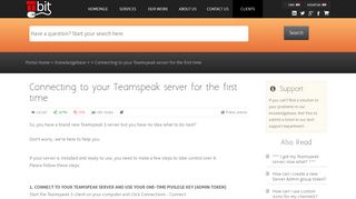 
                            10. Connecting to your Teamspeak server for the first time - M-BIT