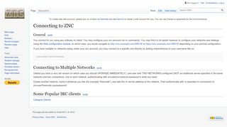 
                            1. Connecting to ZNC - ZNC