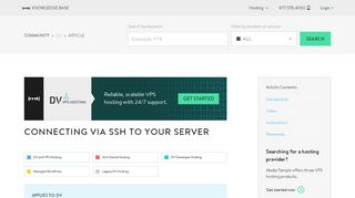 
                            11. Connecting via SSH to your server - Media Temple