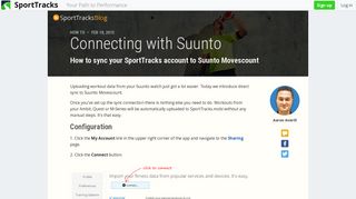 
                            10. Connecting with Suunto: How to sync your SportTracks account to ...