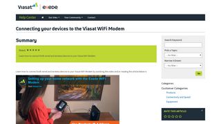 
                            1. Connecting your devices to the Viasat WiFi Modem - exede | Wildblue