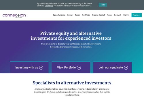 
                            12. Connection Capital: Alternative investments specialists - Connection ...