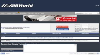 
                            13. Connection issues Mercedes.me adapter - MBWorld.org Forums