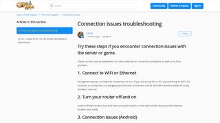 
                            9. Connection issues troubleshooting – Gems of War Support