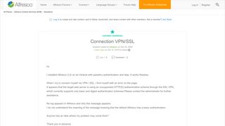 
                            1. Connection VPN/SSL | Alfresco Community