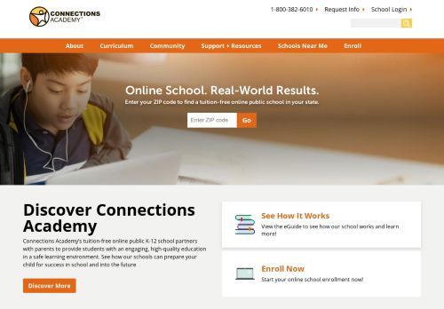 
                            3. Connections Academy: K-12 Online Public School from Home