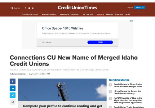 
                            11. Connections CU New Name of Merged Idaho Credit Unions | Credit ...