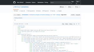 
                            8. connections/login.html at master · IBM-Cloud/connections · GitHub