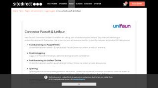 
                            13. Connector Pacsoft & Unifaun - SiteDirect