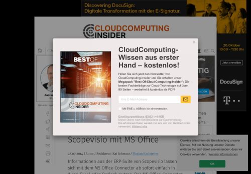 
                            12. Connector verbindet Scopevisio mit MS Office