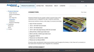 
                            10. Connectors - Amphenol Printed Circuits