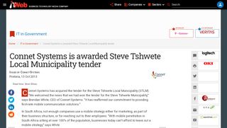 
                            8. Connet Systems is awarded Steve Tshwete Local Municipality tender ...