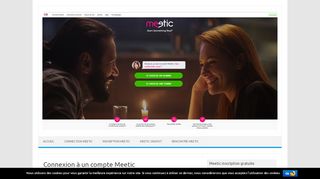 
                            5. Connexion à un compte Meetic - Rencontre Meetic