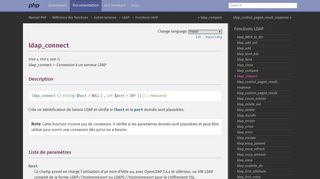 
                            11. Connexion à un serveur LDAP - PHP