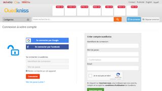 
                            1. Connexion à votre compte Ouedkniss - Ouedkniss.com