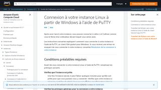 
                            9. Connexion à votre instance Linux à partir de Windows à l'aide de PuTTY
