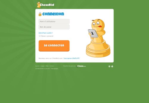 
                            1. Connexion - ChessKid.com