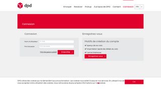 
                            4. Connexion - DPD Webparcel