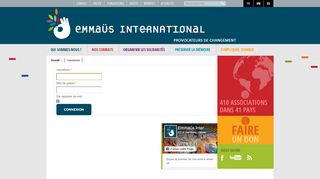 
                            7. Connexion - Emmaus International