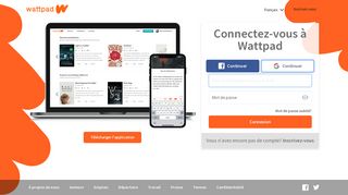 
                            1. Connexion - Français - Wattpad