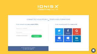 
                            9. Connexion | IONISx