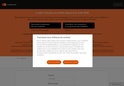 
                            3. Connexion - Mastercard Priceless Specials France : CashBack en ...